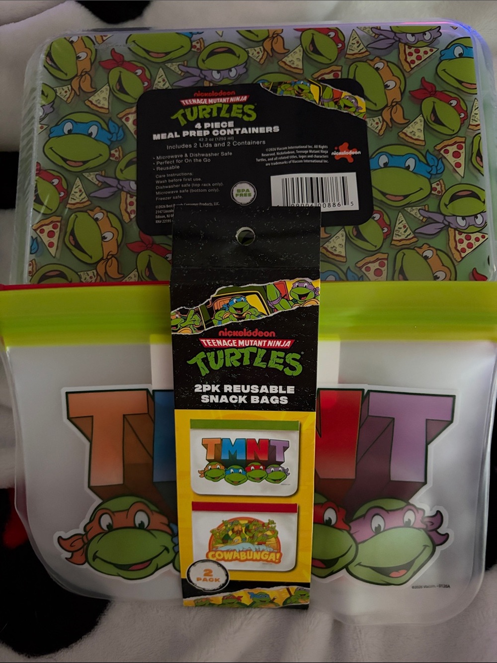 Teenage Mutant Ninja Turtles Meal Prep & Snack Bag Set - Green
